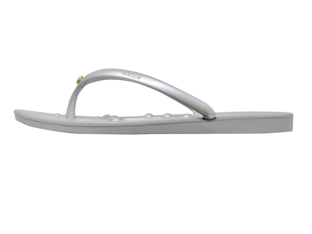 Sandalia gris con Cristal Swarovski - Rovmia