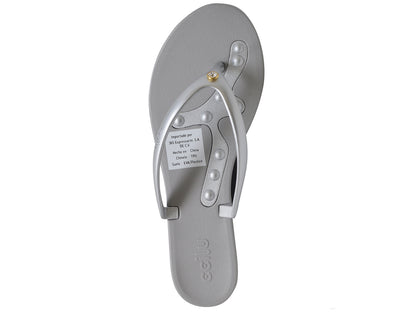 Sandalia gris con Cristal Swarovski - Rovmia